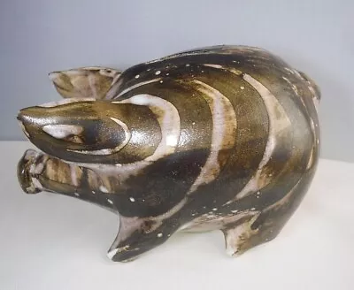 Vintage Retro Rye Studio Art Pottery David Sharp Piggy Pig Money Bank Box • £14.99