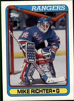 1990-91 Topps #330 Mike Richter RC Rookie Rangers • $1.29