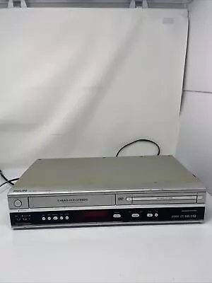 Philips VCR DVD Combo Player VHS Recorder DVP3050V 4 Head Hi-Fi Stereo No Remote • $44.99