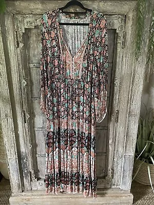 Arnhem Stella Maxi Dress In Pepper Colourway Size 16 • $120