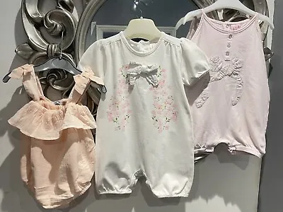 Spanish Baby Girls 6-9Month Bundle BabiduEmile Et Rosezip Zap Romper Outfits🎀 • £8