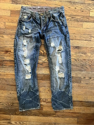 $22 • Buy Domenico Vacca Mens Slim Fit Casual Jeans Denim US SIZE 32/34 Italia 46-48