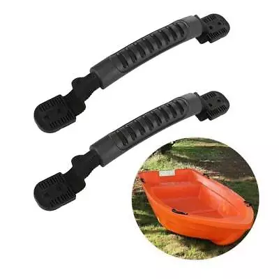 2x Kayak Handles Prevent Slipping Rubber For Kayak Canoe Boat Accessories Black • £7.39