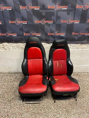 2001 Corvette C5 Z06 Front Seats Black/red Pair Driver Passenger Used **rough** • $599.98