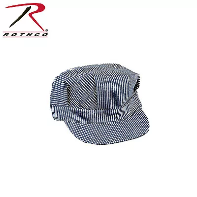 Rothco 5448 Hickory Stripe Engineer Cap - Blue • $10.99