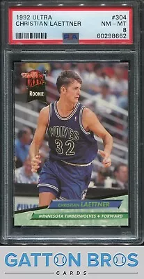 1992 Ultra #304 Christian Laettner PSA 8 NM-MT • $9.99