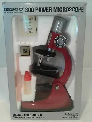 Vintage Collectible Tasco 300 Power Microscope With Box And Instructions • $15.27