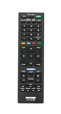 RM-YD092 Remote Control Replace For Sony TV KDL-32R421A KDL-50R450A KDL-40R380B • $7.20