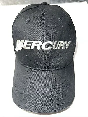 Mercury Motors  Hat Official DockStore Adjustable Strap Back Black Cap • $14.98