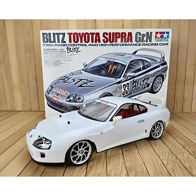 RARE Vintage Tamiya Blitz Toyota Supra Gr.B Built TA02 4WD 58137 *NEW* • $399