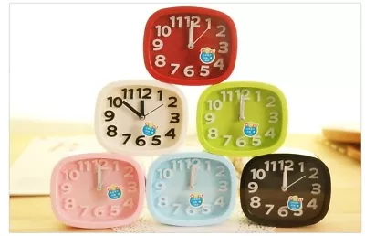 $17.45 • Buy Low Noise Alarm Clock Quiet Clocks Battery Bedside Desk Analogue Silent Clock