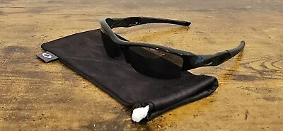 Oakley Polished Black Flak Jacket XJL Black Iridium Sunglasses • $77.99