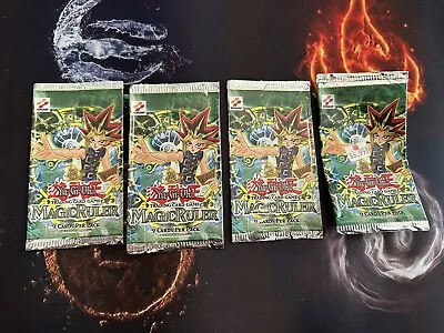 Yugioh MRL Magic Ruler EMPTY Pack Wrappers Vintage Square Logo NO Cards 4x • $9.99