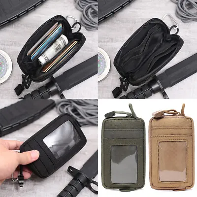 Tactical Military EDC Pouch Key Change Purse Wallet Travel Kit Coin Purse Mens • $8.99