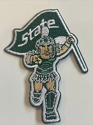 MSU Michigan State Spartans Embroidered Iron On Patch  Vintage 3 X2” • $6.69
