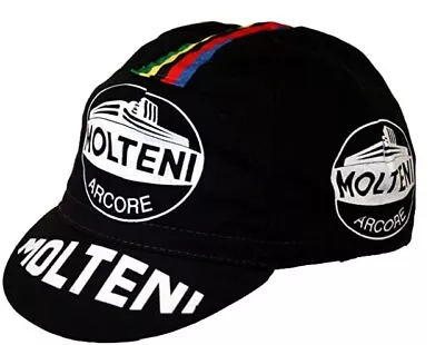 Molteni Vintage Cycling Team Cap In Black By Apis • $14.95