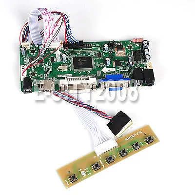 (HDMI+DVI+VGA+Audio ) LCD Controller Board Driver For LP156WH2(TL)(A1) 1366X768 • $24.58