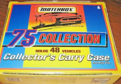 Matchbox 75 Collection Holds 48 Vehicles Collector's Carry Case And Play City • $50