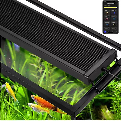 $69.99 • Buy 45-140cm Aquarium Light RGB LED Programmabl Smart APP Control Fish Tank Light 