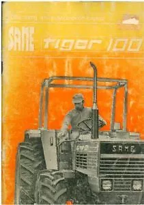 Same Tractor Tiger 100 Operators Manual • £19.99