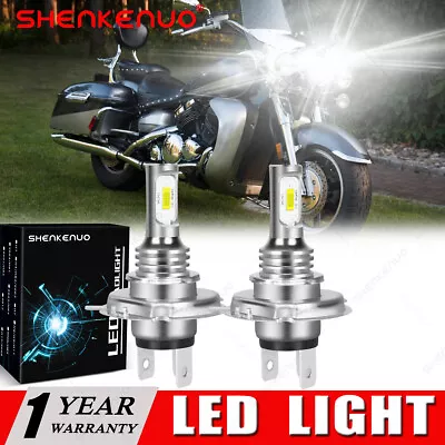 3570 Bright LED Headlight Bulbs For Yamaha XV750 Virago 1990-1997 Motorcycle US • $17.27