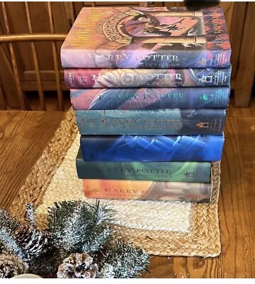 Harry Potter Book Set J.K. Rowling Hardcover Books 1-7 First American Edition • $115