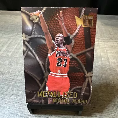 1996 NBA Fleer Metal Metallized Michael Jordan Chicago Bulls #128 • $10