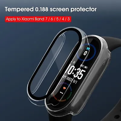 For Xiaomi Mi Watch Band 3/4/5/6/7 Screen Protector Case Full Cover • $11.31