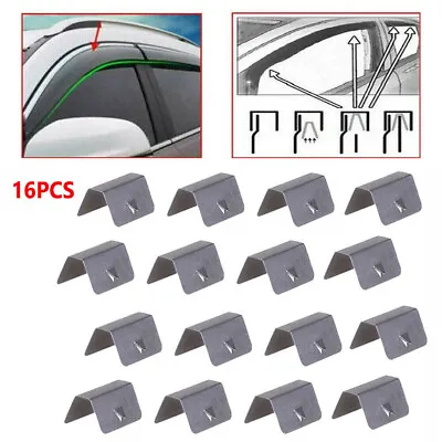 16X Wind Rain Deflector Channel New Metal Retaining Clips For Heko G3 SNED Clip* • $2.89