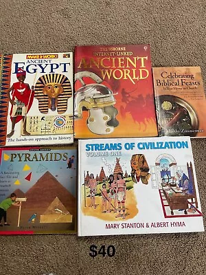 My Father's World Creation To The Greeks Homeschool Curriculum Set Of 5 Books • $35