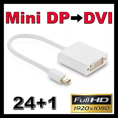 $5.29 • Buy Mini DisplayPort To DVI Adapter Display Port DP For MacBook Pro Air Thunderbolt