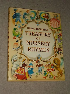 Vtg Hilda Boswell's Treasury Of Nursery Rhymes 1959 HC/DJ Color Illustrations • $29.99