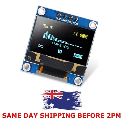 $29.95 • Buy OLED Display 0.96  128x64 Yellow Blue I2C IIC SSD1306 Arduino Raspberry Pi