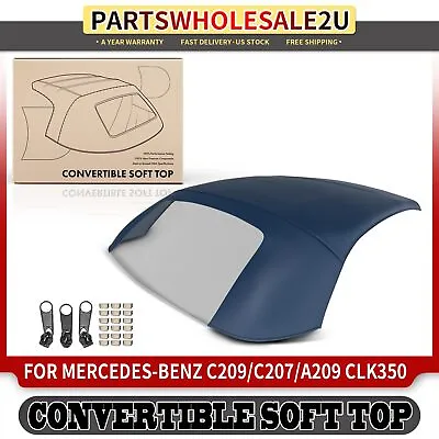 New Blue Convertible Soft Top For Mercedes-Benz CLK320 CLK350 CLK500 CLK55 AMG • $344.99