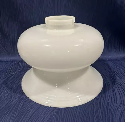 Large VTG Milk Glass Torchiere Floor Lamp Shade Bell Shape 7 1/4  Tall X 10 Wide • $38