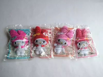 My Melody X McDonald's Japan Plush Doll Strap Mascot Charm SET Of 4Color 2013 • $55.49