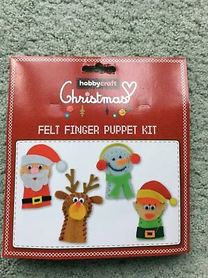 Hobbycraft Felt Finger Puppet Kit Sewing Kit Brand New • £3.99