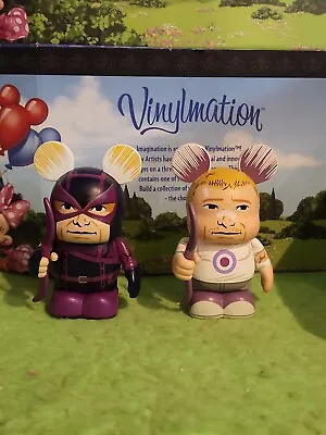 DISNEY Vinylmation 3  Park Set Hawkeye Variant Eachez Lot Marvel Avengers LE 250 • $89.99