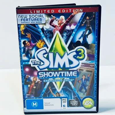 The Sims 3: Showtime Expansion Pack - PC/MAC Game *Limited Edition* No Manual • $8.99