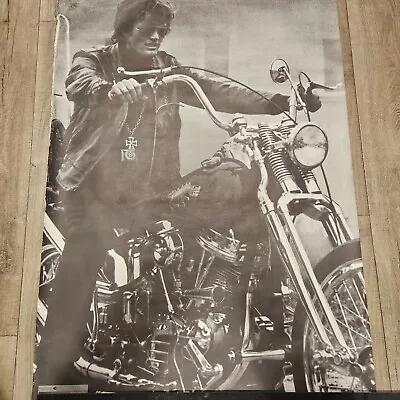 Peter Fonda Poster Vintage Original Easy Rider Wild Angels 1966 Motorcycle Hippy • $195