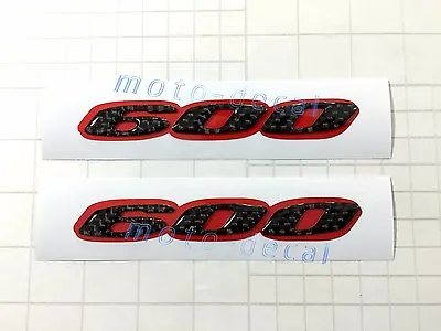Real Carbon Fiber For GSXR GSXR600 Raised 3D Emblem Tank Decal Glossy Sticker • $14.70