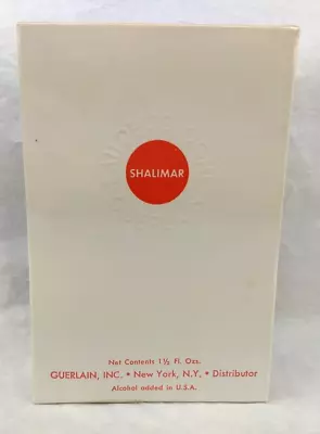 Vintage Guerlain SHALIMAR Eau De Cologne 304 Perfume 1.5 Oz ORIGINAL SEALED BOX • $188