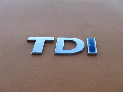 Vw Touareg Golf Jetta Passat Beetle Tdi Rear Emblem Logo Badge Sign Used A37481 • $17.10