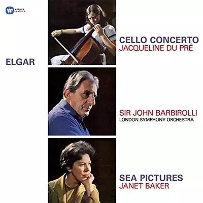 Elgar:cello Concerto Sea Pictures - Jacqueline Du Pre Vinyl • £20.99