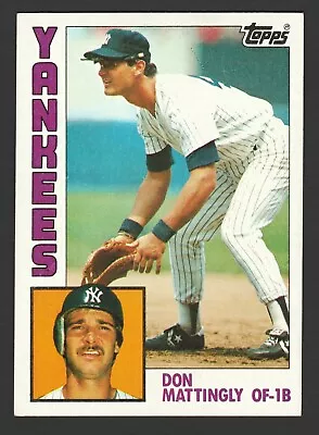 Don Mattingly 1984 Topps RC Rookie #8 New York Yankees VG EX • $3.11