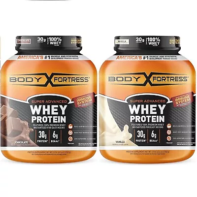 Body Fortress Super Advanced Whey Protein Powder Immune Support 3.9 Lbs. • $48.99