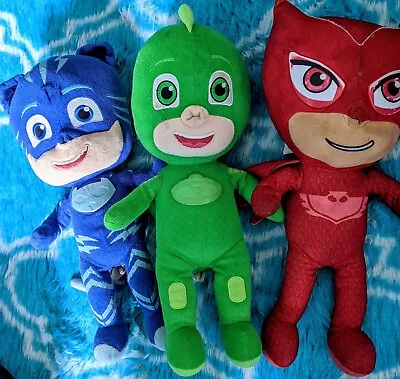 Bundle Of Soft Toys. Pj Masks Owlette Carboy Gekko • £9.99