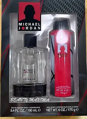 MICHAEL JORDAN For Men 2 Pcs GIFT SET 3.4 Oz Cologne Spray + 6 Oz Body Spray NEW • $29.95