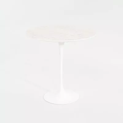 2002 Eero Saarinen For Knoll 20  Round Tulip Side Tables In Marble 3x Available • $950