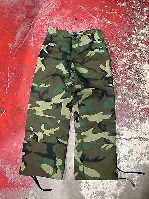 Gen Ii Ecwcs Gore-tex Cold Weather Bdu Woodland Camo Trousers Small Regular • $29.99